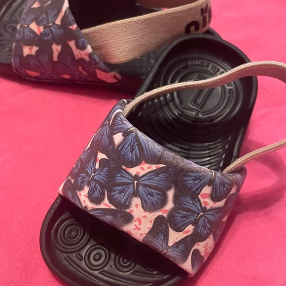 ‼️SHIPS FREE‼️Nike Kawa Slides Butterfly Size 5C - Picture 5 of 8